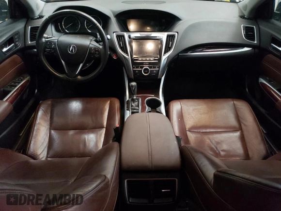 2015 Acura TLX Technology with VIN 19UUB1F5XFA009328, listed as a Copart auction lot 49670035 with Not Provided miles and Clean Title. Bid and sale history available at DreamBid. Image 8.