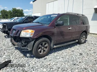 2015 Nissan Armada SV z VIN 5N1BA0ND7FN617470, wystawiony jako Copart lot #55651215 z przebiegiem 192 522 mil mil oraz Szkoda całkowita • Salvage title. Historia ofert i sprzedaży dostępna na DreamBid. Obrazek 1.