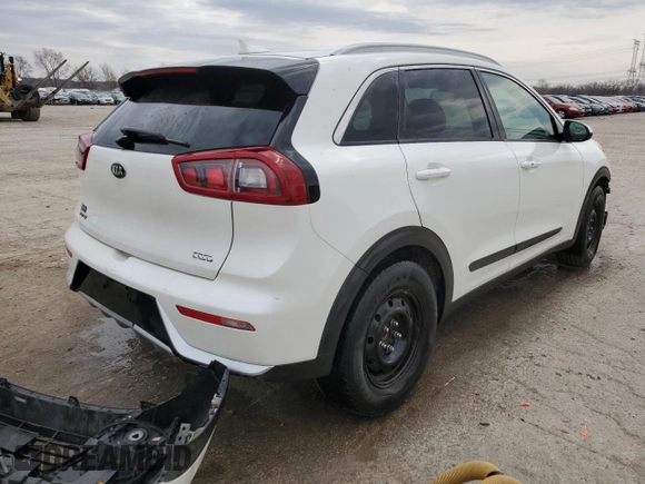 2018 Kia Niro LX with VIN KNDCB3LC2J5135726, listed as a Copart auction lot 50879125 with 95,576 mi miles and Salvage Title. Bid and sale history available at carsss.com. Image 3.