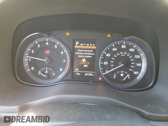 2018 Hyundai Kona Ultimate with VIN KM8K53A54JU094881, listed as a Copart auction lot 46808235 with 64,149 mi miles and Salvage Title. Bid and sale history available at carsss.com. Image 9.