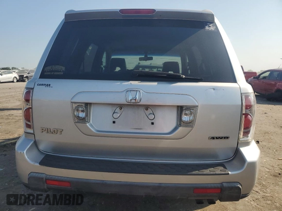 2008 Honda Pilot EX-L with VIN 5FNYF18558B057119, listed as a Copart auction lot 62219805 with 220,929 mi miles and Salvage title. Bid and sale history available at DreamBid. Image 6.