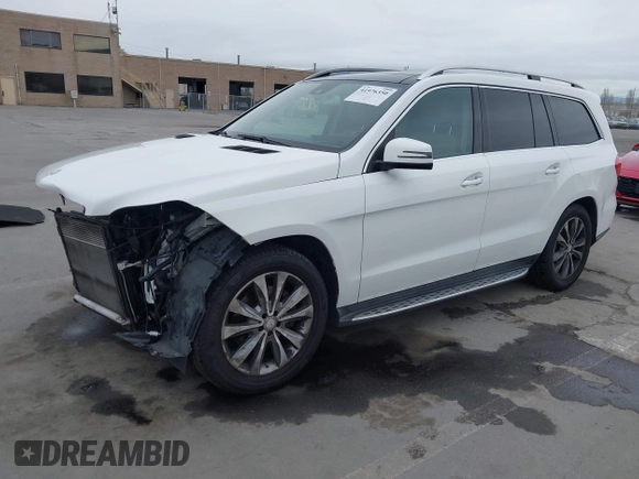 2016 Mercedes-Benz GL with VIN 4JGDF6EE9GA676180, listed as a IAAI auction lot 41976350 with 95,348 mi miles. Bid and sale history available at carsss.com. Image 19.