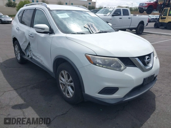 2016 Nissan Rogue S with VIN KNMAT2MT0GP643459, listed as a IAAI auction lot 41916602 with 137,687 mi miles and . Bid and sale history available at DreamBid. Image 1.