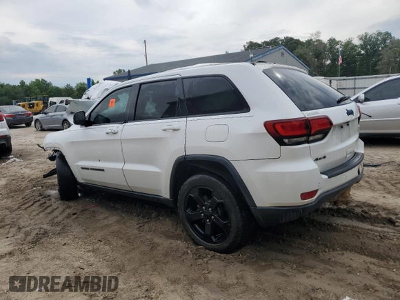 2018 Jeep Grand Cherokee Laredo E with VIN 1C4RJFAG0JC478034, listed as a Copart auction lot 55796175 with 55,472 mi miles and Non Repairable. Bid and sale history available at DreamBid. Image 2.