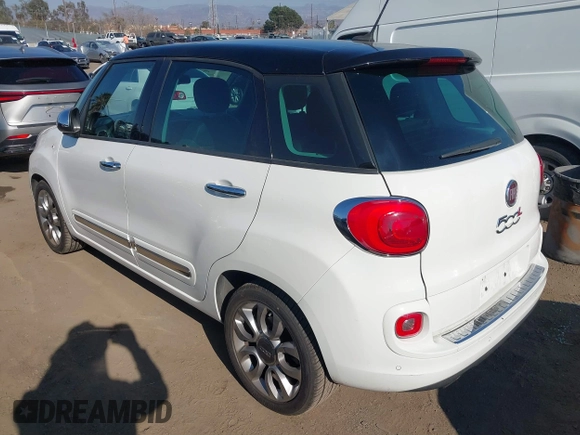 2014 FIAT 500L Lounge with VIN ZFBCFACH9EZ004041, listed as a IAAI auction lot 41366234 with 106,769 mi miles and . Bid and sale history available at DreamBid. Image 3.