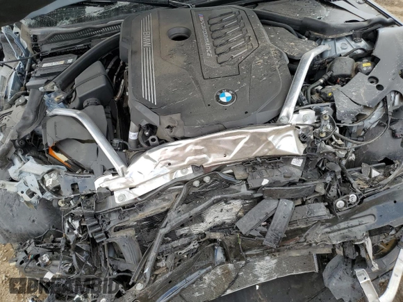 2022 BMW 4 Series M440i xDrive with VIN WBA13AW0XNFM27700, listed as a Copart auction lot 48406425 with Not provided miles and Salvage title. Bid and sale history available at DreamBid. Image 11.