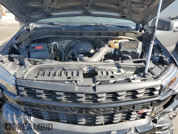 2021 Chevrolet Silverado 1500 Custom Trail Boss with VIN 1GCPYCEF5MZ430436, listed as a Copart auction lot 52027245 with 60,656 mi miles and Salvage Title. Bid and sale history available at DreamBid. Image 11.