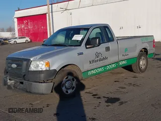 2008 Ford F-150 XL with VIN 1FTRF12258KC54345, listed as a IAAI auction lot 41011640 with 167,840 mi miles. Bid and sale history available at carsss.com. Image 2.
