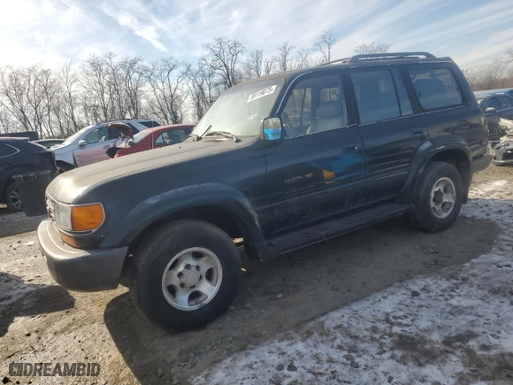 1996 Toyota Land Cruiser with VIN JT3HJ85JXT0147869, listed as a Copart auction lot 89119075 with 161,207 mi miles and Salvage Title. Bid and sale history available at carsss.com. Image 1.
