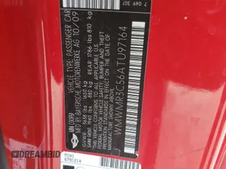 2010 MINI Convertible с VIN WMWMR3C56ATU97164, выставлен на аукционе Copart как лот 83908904 с пробегом 153 936 миль миль и Списание • Salvage title. История ставок и продаж доступна на DreamBid. Изображение 12.
