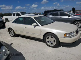 2000 Audi A8 with VIN WAUFL54D5YN006447, listed as a Copart auction lot 77151504 with Not provided miles and Salvage title. Bid and sale history available at DreamBid. Image 4.