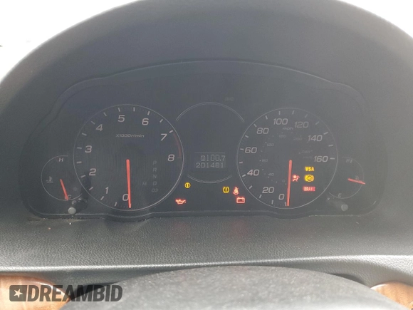 2007 Acura TSX with VIN JH4CL96867C015499, listed as a Copart auction lot 45552355 with 201,481 mi miles and Salvage title. Bid and sale history available at DreamBid. Image 9.