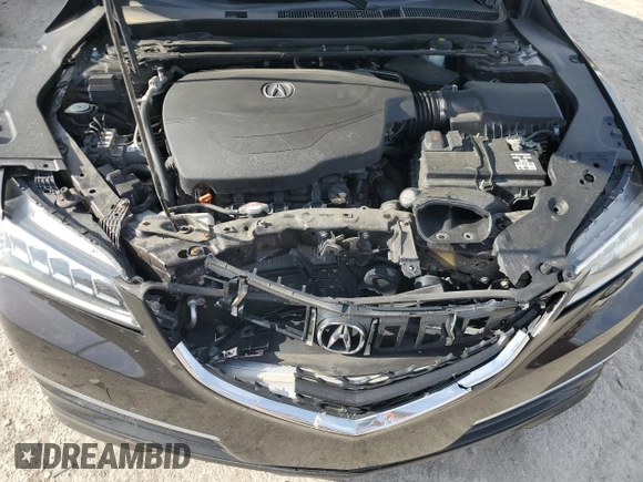 2015 Acura TLX V6 with VIN 19UUB2F32FA009747, listed as a Copart auction lot 55556435 with 83,592 mi miles and Salvage title. Bid and sale history available at DreamBid. Image 11.