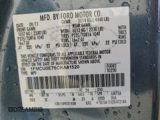 2012 Ford Escape Limited with VIN 1FMCU0E76CKA81520, listed as a Copart auction lot 89188045 with 197,883 mi miles and Salvage Title. Bid and sale history available at DreamBid. Image 14.