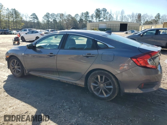 2020 Honda Civic Sedan EX-L with VIN 19XFC1F75LE221259, listed as a Copart auction lot 44887075 with 143,112 mi miles and Salvage Title. Bid and sale history available at carsss.com. Image 2.