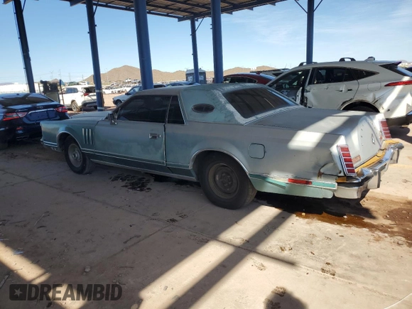 1979 Lincoln Continental with VIN 9Y89S644566, listed as a Copart auction lot 49553065 with 22,212 mi miles and Clean Title. Bid and sale history available at DreamBid. Image 2.