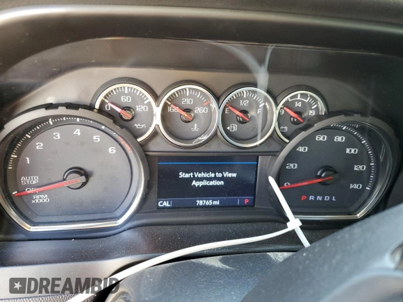 2020 Chevrolet Silverado 1500 RST with VIN 3GCPWDED3LG107835, listed as a Copart auction lot 48544515 with 78,765 mi miles and Salvage Title. Bid and sale history available at DreamBid. Image 9.