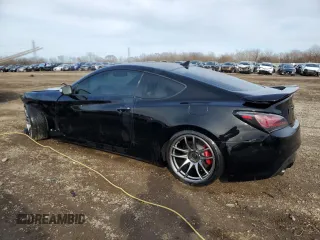 2013 Hyundai Genesis Coupe Track z VIN KMHHU6KJ4DU089727, wystawiony jako Copart lot #50002495 z przebiegiem 99 869 mil mil oraz Szkoda całkowita • Salvage title. Historia ofert i sprzedaży dostępna na DreamBid. Obrazek 2.