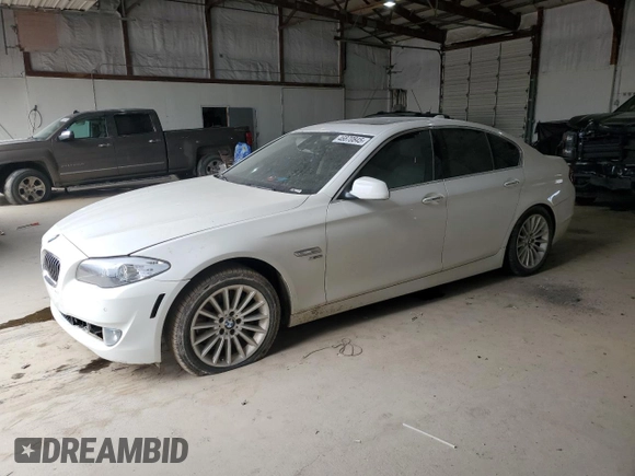 2012 BMW 5 Series 535i xDrive with VIN WBAFU7C53CDU64313, listed as a Copart auction lot 46870845 with Not Provided miles and Salvage Title. Bid and sale history available at DreamBid. Image 1.