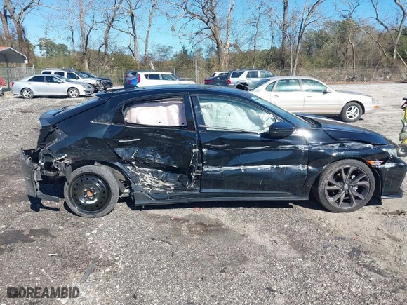 2018 Honda Civic Hatchback Sport with VIN SHHFK7H47JU207362, listed as a IAAI auction lot 41597921 with NaN miles. Bid and sale history available at carsss.com. Image 13.