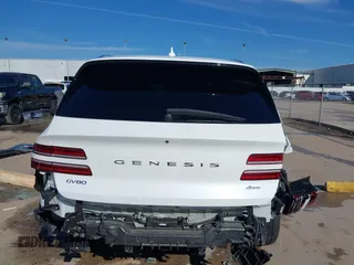 2023 Genesis GV80 with VIN KMUHBDSB0PU140228, listed as a IAAI auction lot 41253270 with 33,467 mi miles and . Bid and sale history available at DreamBid. Image 6.