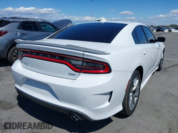 2023 Dodge Charger GT with VIN 2C3CDXHG8PH533221, listed as a IAAI auction lot 41949771 with 8,398 mi miles and . Bid and sale history available at carsss.com. Image 4.