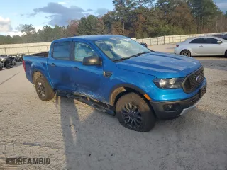 2022 Ford Ranger XL with VIN 1FTER4EH5NLD10524, listed as a Copart auction lot 85647094 with 20,250 mi miles and Salvage Title. Bid and sale history available at carsss.com. Image 4.
