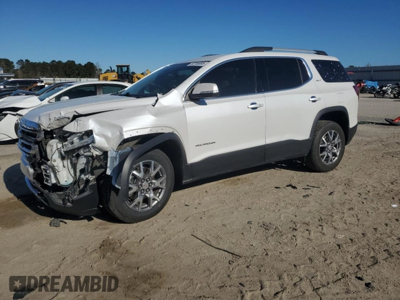 2021 GMC Acadia SLT z VIN 1GKKNMLS7MZ169534, wystawiony jako Copart lot #50166895 z przebiegiem 84 013 mil mil oraz Szkoda całkowita • Salvage title. Historia ofert i sprzedaży dostępna na DreamBid. Obrazek 1.