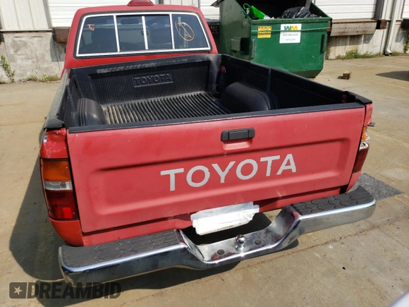 1994 Toyota 2WD Pickups DX with VIN JT4RN93P4R5097452, listed as a Copart auction lot 64795633 with 54,905 mi miles and Salvage Title. Bid and sale history available at carsss.com. Image 6.