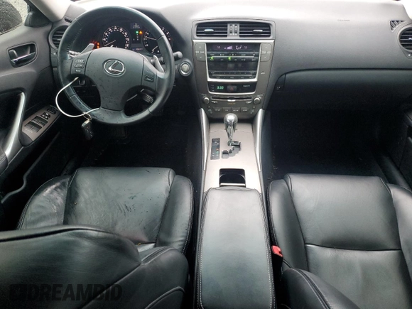 2009 Lexus IS 250 with VIN JTHBK262695100819, listed as a Copart auction lot 50980215 with 205,237 mi miles and Salvage Title. Bid and sale history available at DreamBid. Image 8.