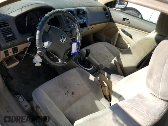 2003 Honda Civic LX with VIN 1HGEM21563L021424, listed as a Copart auction lot 43437525 with Not Provided miles and Clean Title. Bid and sale history available at DreamBid. Image 8.