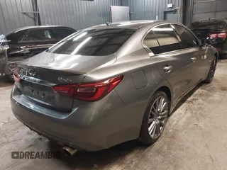 2018 Infiniti Q50 RED SPORT 400 with VIN JN1FV7AR9JM480988, listed as a IAAI auction lot 41662256 with 82,392 mi miles. Bid and sale history available at carsss.com. Image 4.