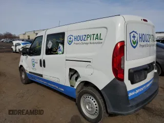 2020 Ram ProMaster City Cargo Van Tradesman with VIN ZFBHRFAB3L6R48022, listed as a Copart auction lot 50402055 with 81,484 mi miles and Salvage Title. Bid and sale history available at carsss.com. Image 2.