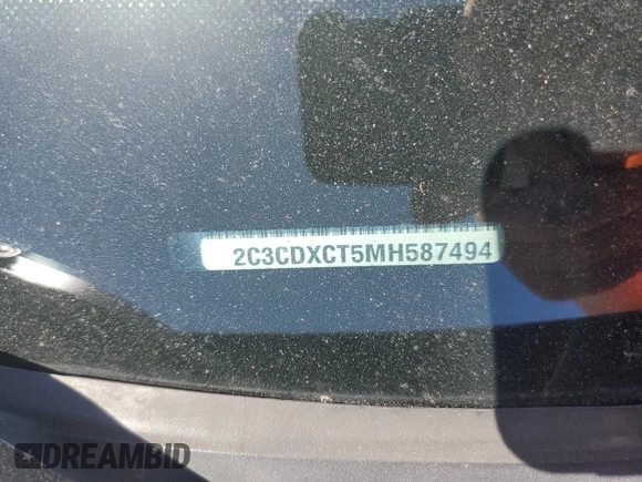 2021 Dodge Charger R/T z VIN 2C3CDXCT5MH587494, wystawiony jako Copart lot #53191575 z przebiegiem 70 522 mil mil oraz Nie do naprawy • Non repairable. Historia ofert i sprzedaży dostępna na DreamBid. Obrazek 12.