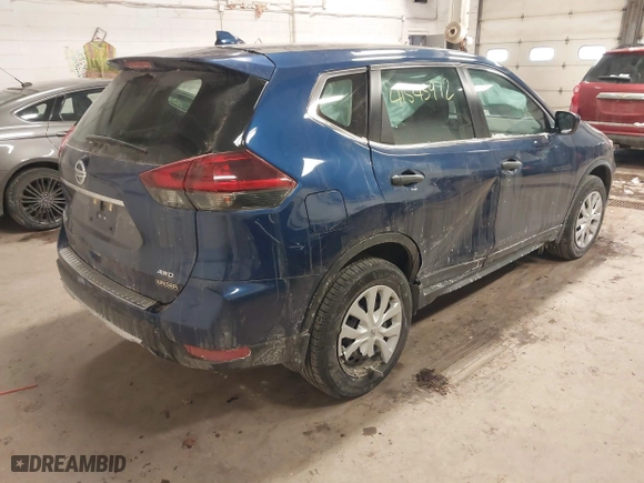 2018 Nissan Rogue S with VIN 5N1AT2MV1JC758356, listed as a IAAI auction lot 41543972 with 43,659 mi miles. Bid and sale history available at carsss.com. Image 4.