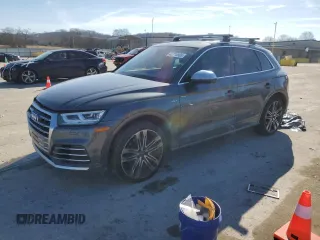 2018 Audi SQ5 Premium Plus with VIN WA1A4AFY3J2168887, listed as a Copart auction lot 42715805 with 49,306 mi miles and Salvage Title. Bid and sale history available at DreamBid. Image 1.