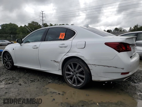2015 Lexus GS 350 with VIN JTHCE1BL9FA007607, listed as a Copart auction lot 73592044 with 117,856 mi miles and Salvage Title. Bid and sale history available at carsss.com. Image 2.