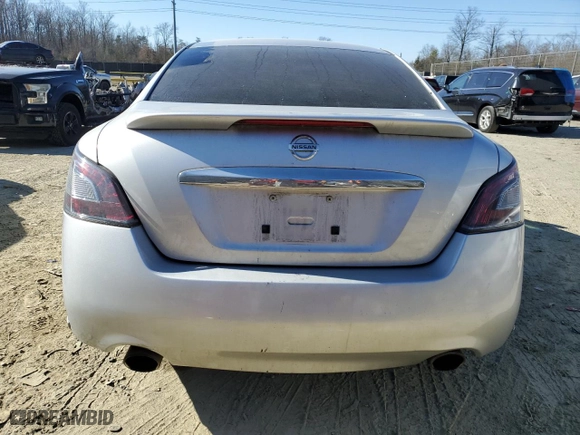 2012 Nissan Maxima 3.5 SV with VIN 1N4AA5AP6CC838360, listed as a Copart auction lot 46437805 with 164,594 mi miles and Salvage Title. Bid and sale history available at carsss.com. Image 6.