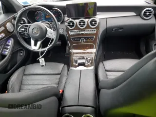 2019 Mercedes-Benz C 300 with VIN WDDWK8EBXKF834621, listed as a Copart auction lot 60306965 with 47,136 mi miles and Salvage title. Bid and sale history available at DreamBid. Image 8.