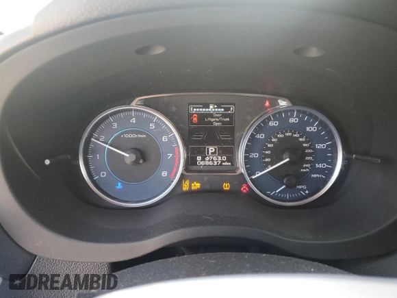 2017 Subaru Crosstrek Premium with VIN JF2GPADC8H8268958, listed as a Copart auction lot 59991925 with 68,637 mi miles and Salvage title. Bid and sale history available at DreamBid. Image 9.