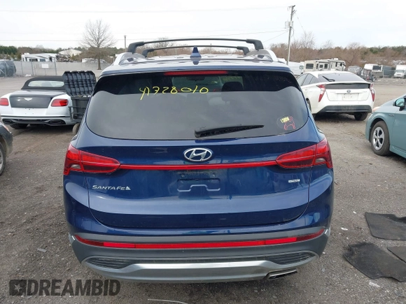2022 Hyundai Santa Fe SEL with VIN 5NMS2DAJ8NH443618, listed as a IAAI auction lot 41728010 with 77,066 mi miles. Bid and sale history available at carsss.com. Image 16.