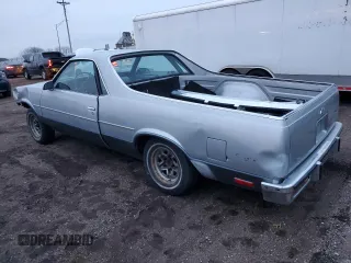 1987 Chevrolet El Camino z VIN 3GCCW80H1HS905822, wystawiony jako Copart lot #83686744 z przebiegiem 83 492 mil mil oraz Szkoda całkowita • Salvage title. Historia ofert i sprzedaży dostępna na DreamBid. Obrazek 2.