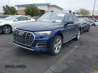 2021 Audi Q5 Premium Plus with VIN WA1BAAFY8M2022843, listed as a IAAI auction lot 42056110 with 32,036 mi miles and . Bid and sale history available at DreamBid. Image 17.