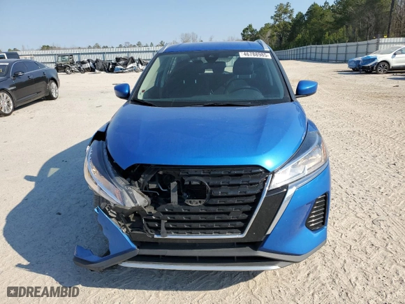 2023 Nissan Kicks SV with VIN 3N1CP5CV9PL547426, listed as a Copart auction lot 46788985 with 43,338 mi miles and Salvage Title. Bid and sale history available at carsss.com. Image 5.