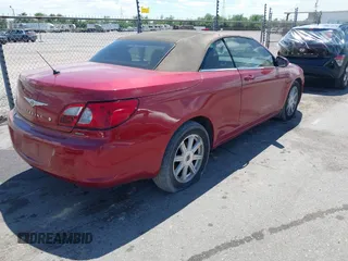2008 Chrysler Sebring Touring with VIN 1C3LC55R68N619956, listed as a IAAI auction lot 42027582 with 132,870 mi miles and . Bid and sale history available at DreamBid. Image 4.