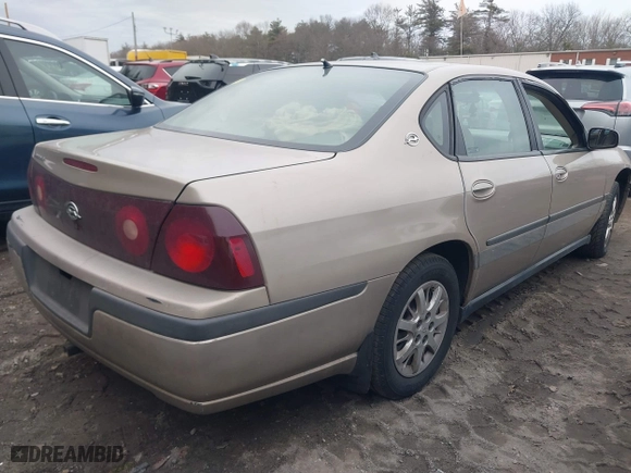 2002 Chevrolet Impala with VIN 2G1WF55E129105237, listed as a IAAI auction lot 41728297 with 142,049 mi miles. Bid and sale history available at carsss.com. Image 4.