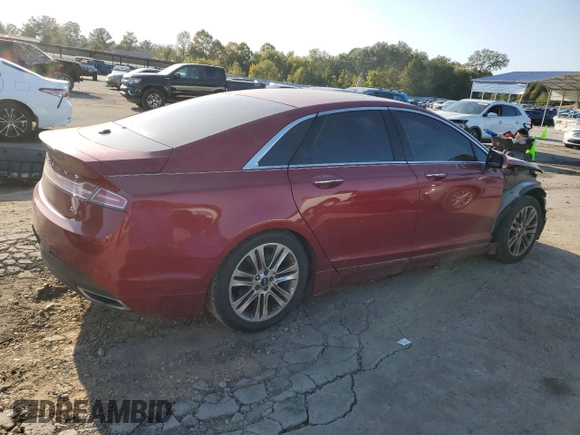 2014 Lincoln MKZ with VIN 3LN6L2GK7ER818543, listed as a Copart auction lot 75825734 with 210,272 mi miles and Salvage Title. Bid and sale history available at carsss.com. Image 3.
