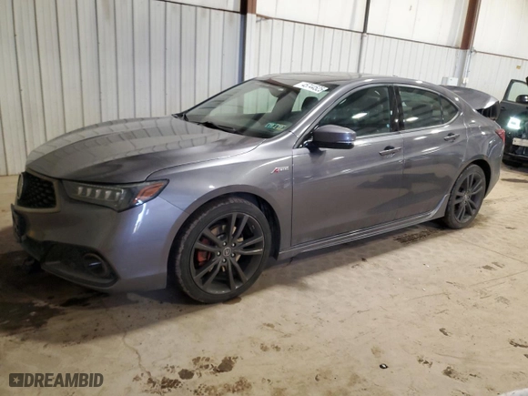 2018 Acura TLX w/A-SPEC Pkg with VIN 19UUB2F64JA006724, listed as a Copart auction lot 45744525 with 113,813 mi miles and Salvage Title. Bid and sale history available at carsss.com. Image 1.