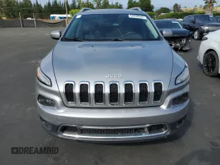 2014 Jeep Cherokee Limited with VIN 1C4PJMDS5EW197184, listed as a Copart auction lot 55699605 with 180,090 mi miles and Clean Title. Bid and sale history available at carsss.com. Image 5.