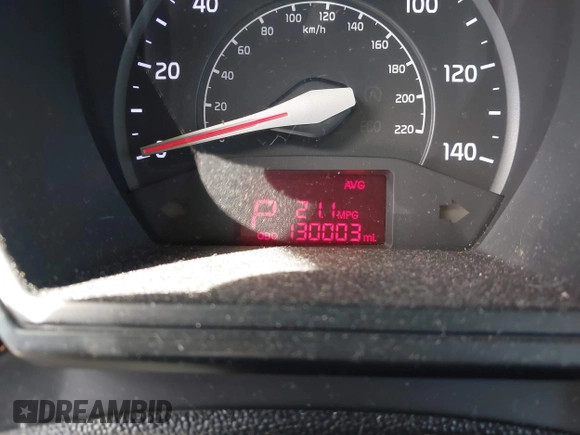 2017 Kia Rio LX with VIN KNADM4A35H6072209, listed as a IAAI auction lot 41826388 with 130,003 mi miles. Bid and sale history available at carsss.com. Image 7.